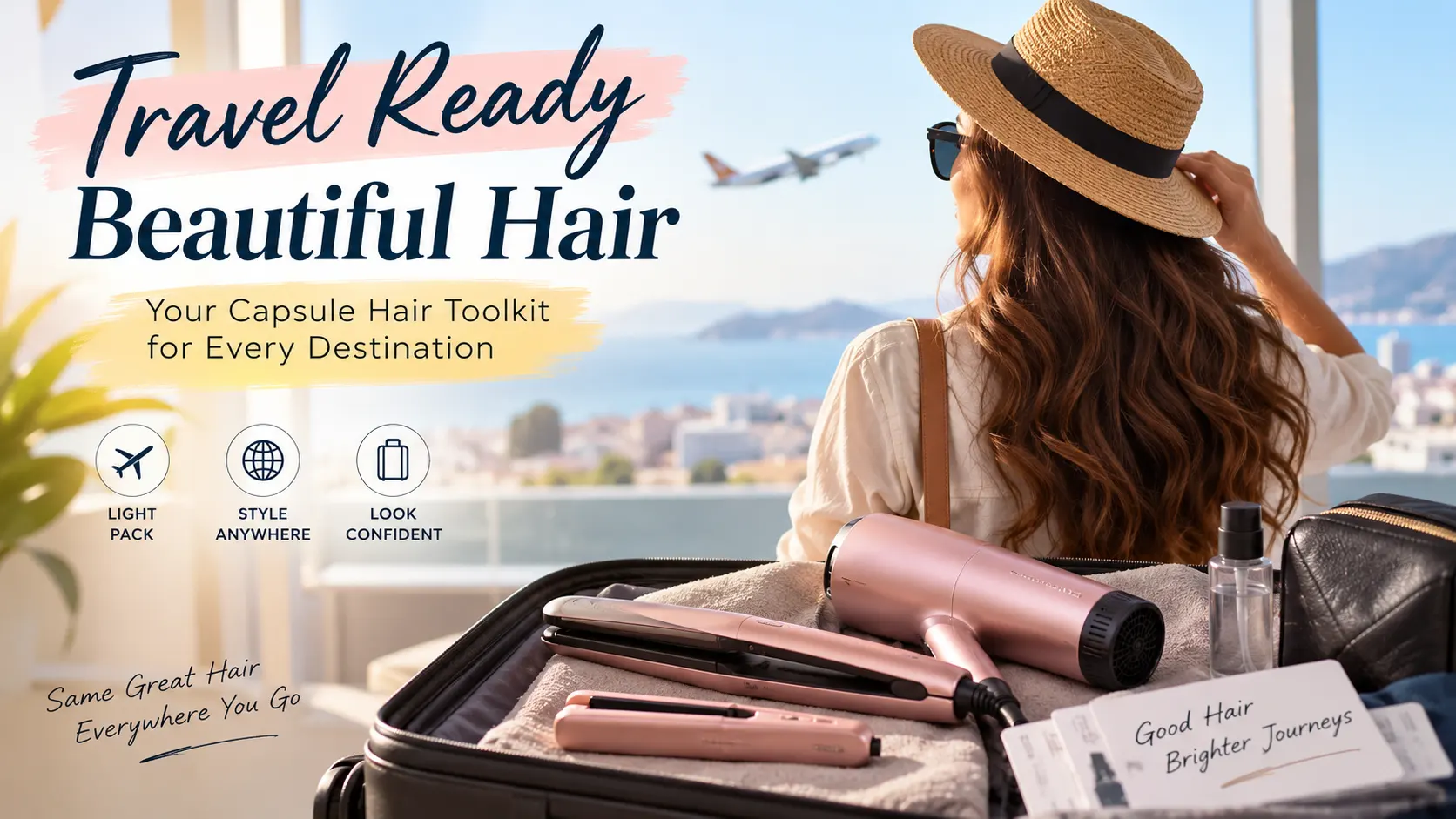 The Jetsetter's Hair Playbook: How to Pack Light and Keep Salon-Caliber Hair Anywhere in the World